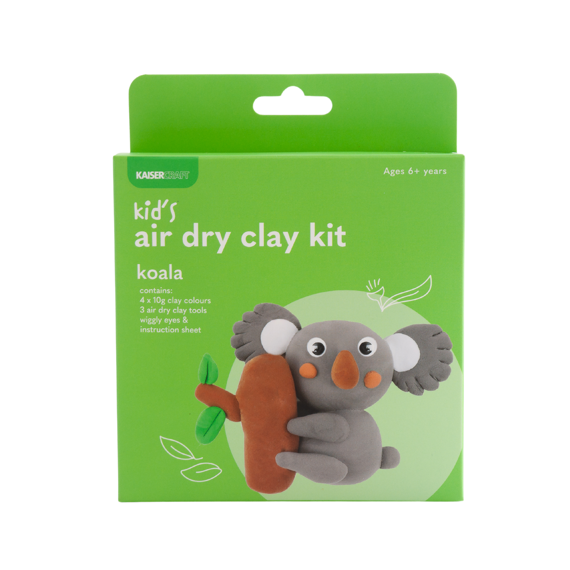 Kaiser Creative Club - Kids Air Dry Modelling Clay Kit Sml - KOALA